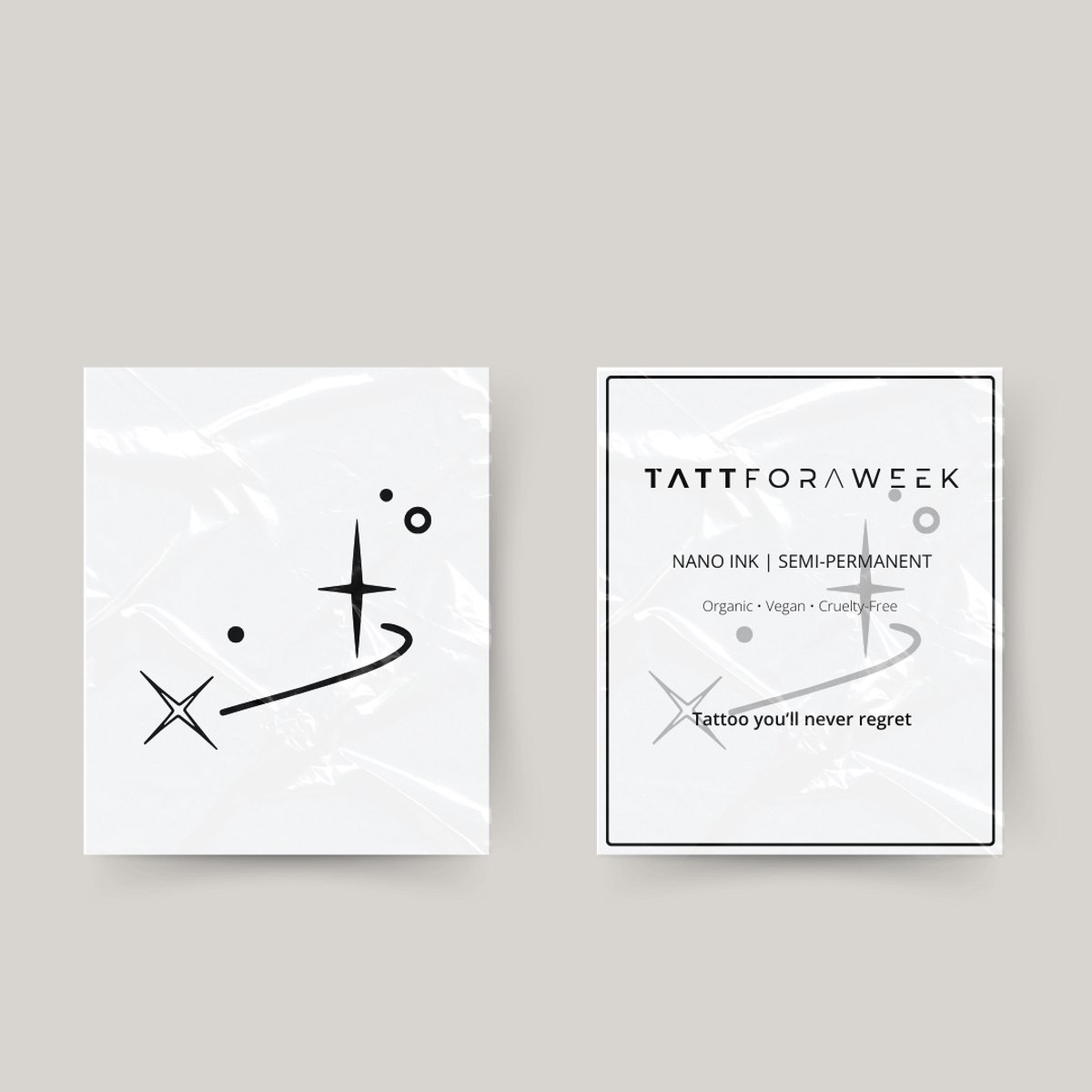 Tijdelijke tattoo leo sterren | Neptattoo volwassenen | Tijdelijke tattoo voor volwassenen | Temporary tattoo | Plaktattoos voor volwassenen | Neptattoos | Probeer zorgeloos een tattoo | tattforaweek